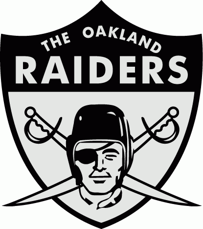 Oakland Raiders 1963 Primary Logo fabric transfer